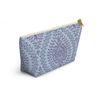 Mumbai Lace Accessory Pouch w T-bottom in Purple